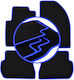 Carlux-blue Car Mats Ford Fusion Hatchback 2005-2012