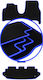 Carlux-blue Car Mats Lancia Phedra 7 Seater 2002-2010