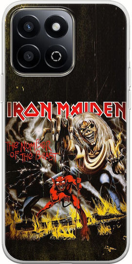 Iron Maiden Number Beast Honor 200 Smart 5G гъвкав TPU прозрачен силикон