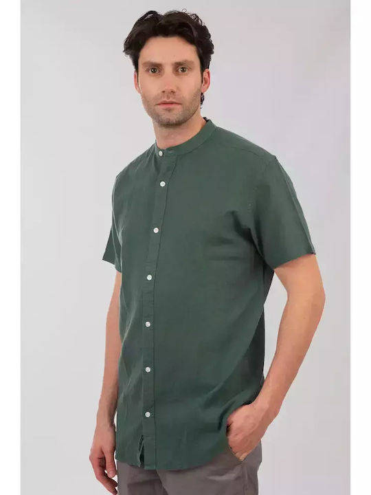 Double Κοντομάνικο Πουκάμισο Forest Green
