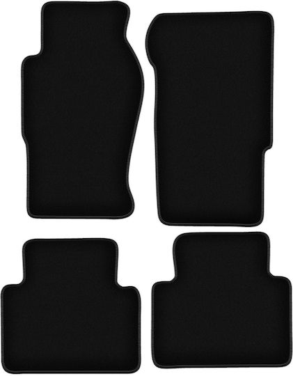 Basic Black Velvet Floor Mats Nissan Patrol Y61 Gu Gr Off-road 1998-2004