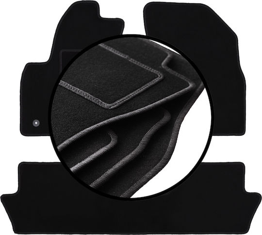 Velour Mats Set Citroen C4 Picasso I Minivan 2006-2013