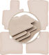 Premium Beige Car Mats Mercedes W221 S-Class Sedan Short 2005-2013