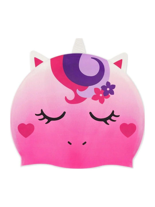 Legami Milano Kids Silicone Swimming Cap Pink