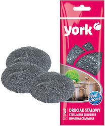 Steel Mesh Scrubbing Pads 3 Pcs York