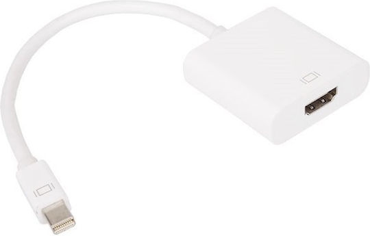 Vcom Cg611 Adapter Mini Displayport M To Hdmi F White
