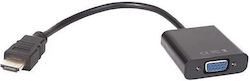 Vcom Cg591 Adapter Hdmi M To Vga F Black