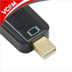 Adaptor Vcom Ca334 Mini Displayport M la Hdmi F Negru