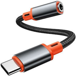 Xmart Otg Usb Type-c Adapter 3.5mm From Usb C Male To Aux Female Gray Xmart Otg Usb Type-c Adapter 3.5mm From Usb C Male To Aux Female Gray