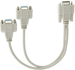 Vcom Cg021 Splitter VGA M la 2x VGA F Alb