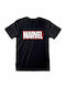 Marvel Tricou Negru Bumbac