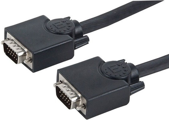 Manhattan VGA кабел M към M 15m черен