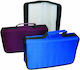 CD DVD Case with Zipper & Strap, 96 Slots