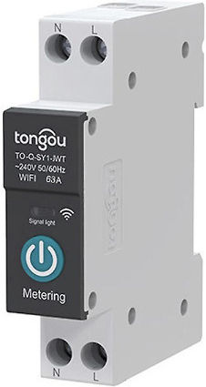 Rail WiFi Panel Push Switch 230V 63A