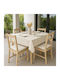 Linea Home Tischtuch Leinen Beige 150x180cm