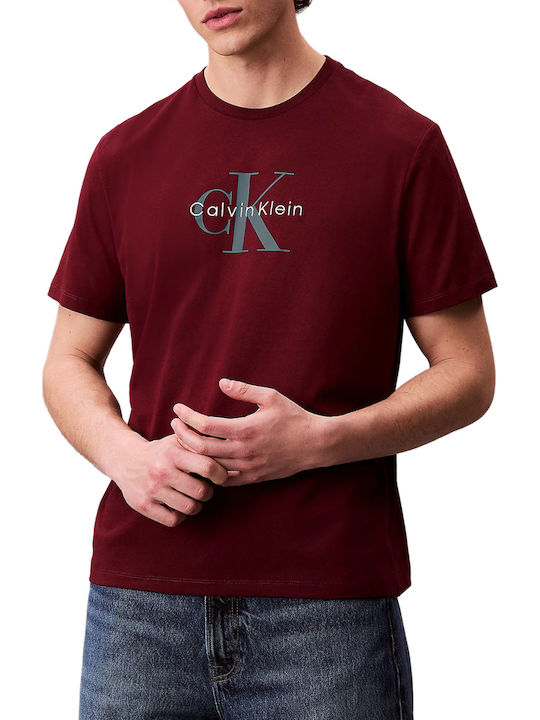 Calvin Klein T-shirt Μπορντό