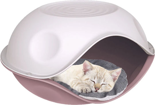 Cat Bed House Duck Cushion Georplast 57x48x32cm Pink