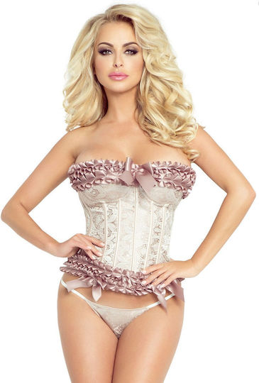 Brocade Corset Champagne By Provocative
