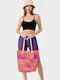 Miami Beach Fabric Beach Bag Multicolour