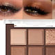ShuShu Lidschatten in fester Form in Braun Farbe