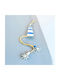 Hanging Wall Decor White Wooden 55x55cm