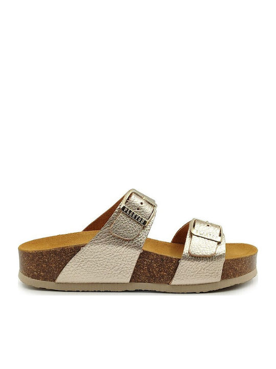 Plakton Leder Flache Damen Sandalen Elefante La...