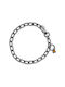 Sprenger Verstellbares Edelstahl-Kettenhalsband mit Haken Schwarz 3,0mm 60cm