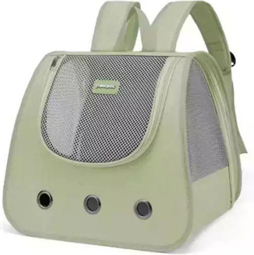 Value Imports Dog Carrying Green Backpack L35xW30xH26cm