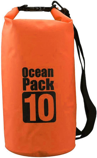 Ocean Pack Водоустойчив Чанта За Рамо / Чанта За Ръка 10л Оранжева