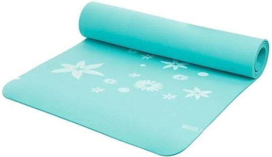 Covor de exerciții fizice Yoga Turcoaz (180x60x0.6cm)