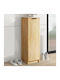 Wooden Shoe Organizer Beige 30x35x100cm