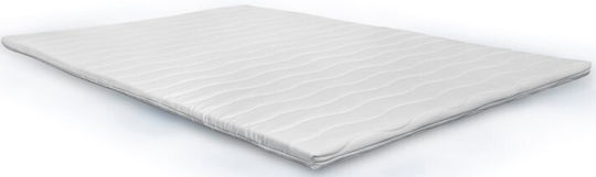 Mega Bazaar Matratzentopper Übergröße Schaumstoff mit Abnehmbarem Bezug 160x200x4cm