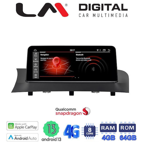 LM Digital Ηχοσύστημα Αυτοκινήτου για BMW X3 (F25) 2014-2017 (Bluetooth/USB/WiFi/GPS/Apple-Carplay/Android-Auto)