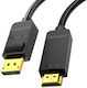 Vention Hfobi Cable Displayport M To Hdmi M 3m Black 4k@30hz
