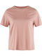 Women's Oversized Crop T-shirt Fast Drying Pink