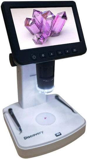 Дигитален микроскоп Discovery Artisan 512 10-1200x оптично увеличение 5 MP дигитална камера 5" (12,7 см) LCD дисплей LED осветление USB 2.0 HDMI