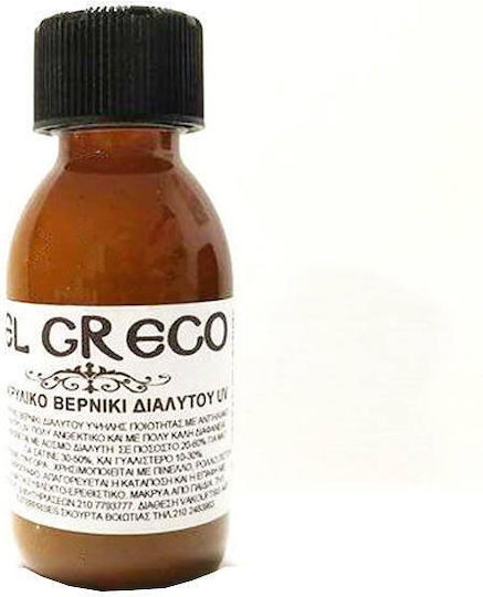 Ακρυλικό Βερνίκι Διαλυτού El Greco 100ml Matt