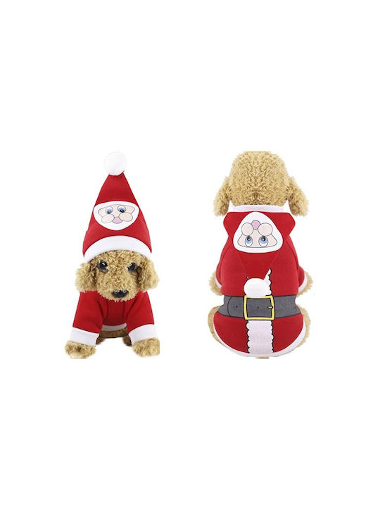 Dog Sweatshirt Santa Claus 2XL Chest: 50cm Back: 40cm Neck: 33cm