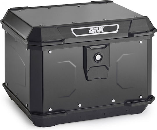 Givi Μπαγκαζιέρα Μοτοσυκλέτας Monolock Αλουμινίου 44lt Μαύρη