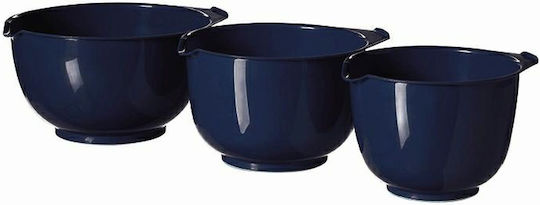 Curver Schüssel-Set 3 Stück 1,5l + 2l + 2,5l Marineblau