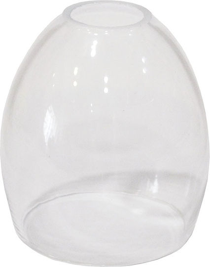 Lighting Fixture Glass Spare Part E14 Transparent 8x9.5cm Sinialo 2900555