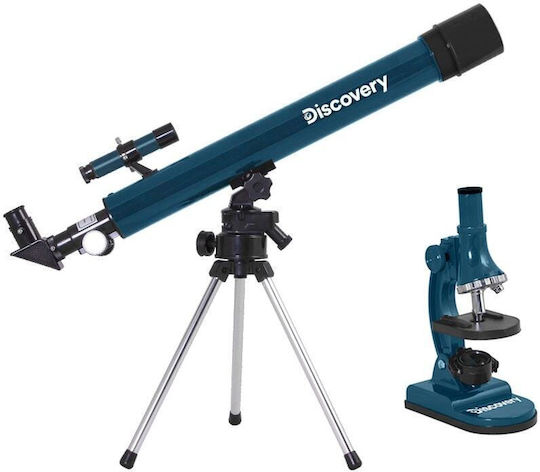 Discovery Scope 2 Telescope Microscope Set Included Educational Book "space Non-empty Void" Monocular Microscope Refractor Telescope 75-900x Optical Microscope Magnification/100x Telescope 50mm Objective Lens Diameter Aperture