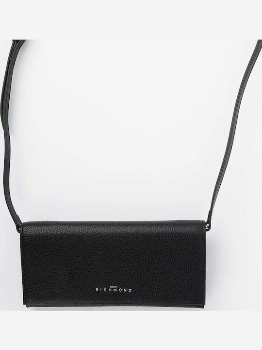 Leder Damentasche Schultertasche Schwarz