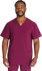 Dickies Ανδρική Ιατρική Μπλούζα Μπορντό