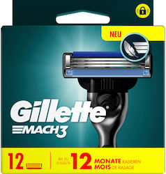 Gillette Mach3 Ανταλλακτικές Κεφαλές με 3 Λεπίδ...