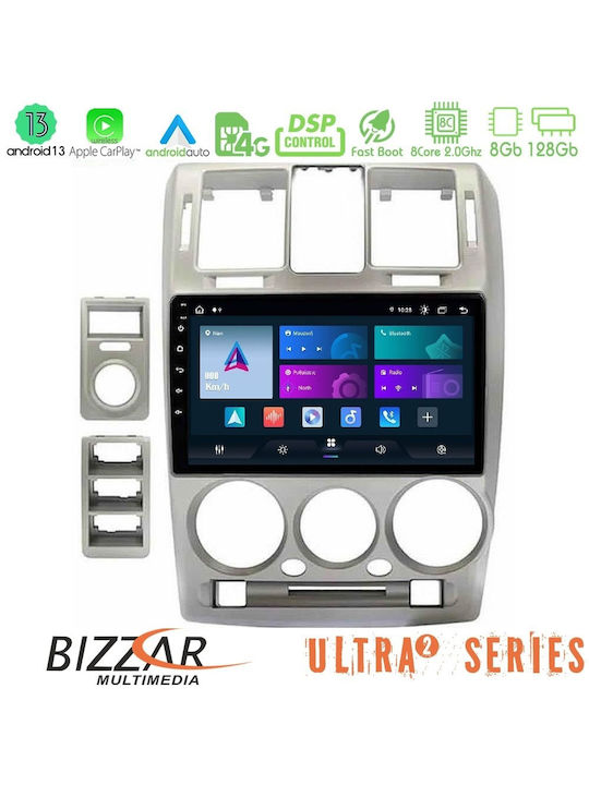 Bizzar Auto-Audiosystem für Hyundai Getz 2002-2009 (Bluetooth/USB/WiFi/GPS/Apple-Carplay/Android-Auto) mit Touchscreen 9"