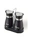 Set Sare și Piper Inox cu Suport 2buc