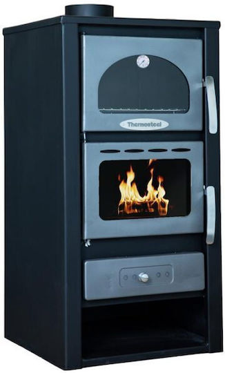 Thermosteel Метал Печка на дърва с Фурна 15.5кВт
