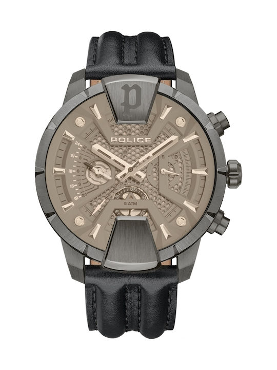 Police Huntley Men's Watch Battery with Black L...