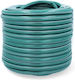 Furtun de grădină premium ranforsat, diametru 3/4", 30 m, protecție UV, presiune 8 bari, 4 straturi, verde